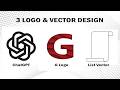ChatGPT এবং 'G' লোগো তৈরির সহজ নিয়ম | recreating ChatGPT, G Logo &amp; List Vector in Illustrator