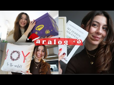 ARALOG | kitaplar hakkında konuşalım, girls night, yılbaşı hediyemi açıyoruz ve benimle birkaç gün!