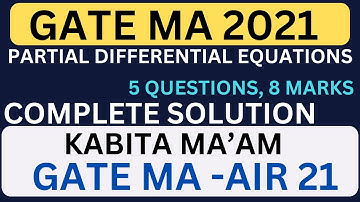 GATE 2021 PDE COMPLETE SOLUTION #gate #gate2021 #gatesolutions