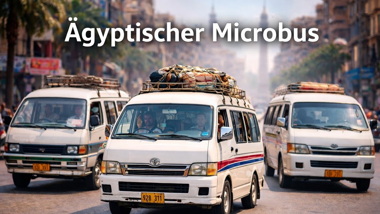 Vergleich zwischen Verkehrsmitteln in Ägypten und Deutschland Teil 2: Ägyptischer Microbus 🚌 🇪🇬