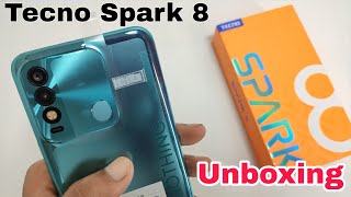 Tecno Spark 8 Unboxing And First Look | 2GB+64GB | 16MP+8MP Front Camera | 5000mAh Battery 🔥🔥