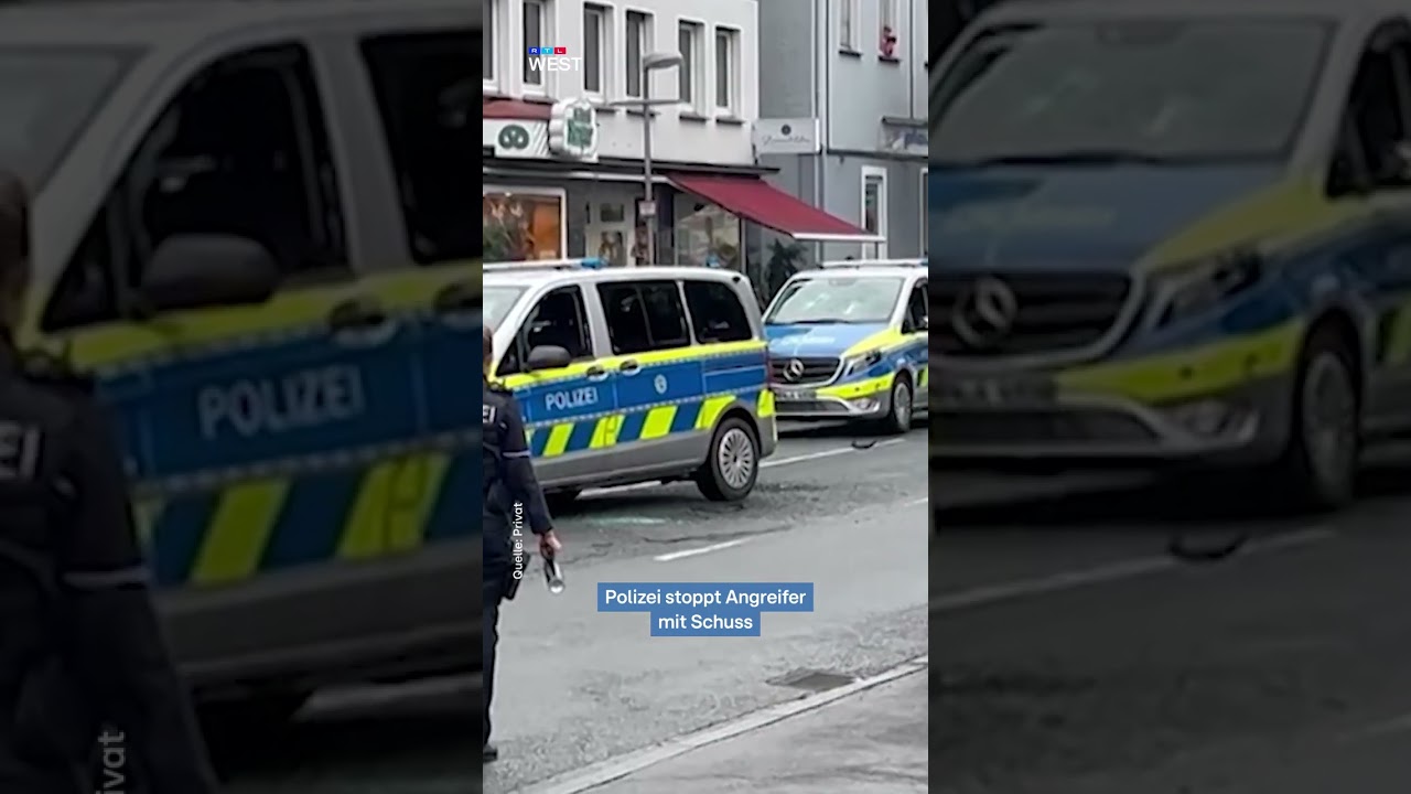 Arnsberg: Polizei schießt Randalierer nieder – zuvor schlug er mit Eisenstange um sich | RTL WEST