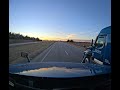 POV Truck Driving at Sunset | I-80 Nebraska near Grand Island | Real Road ASMR
