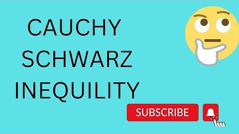 Cauchy schwarz inequality (inner product space)⏩👌#cauchy schwarz inequality #inner product space