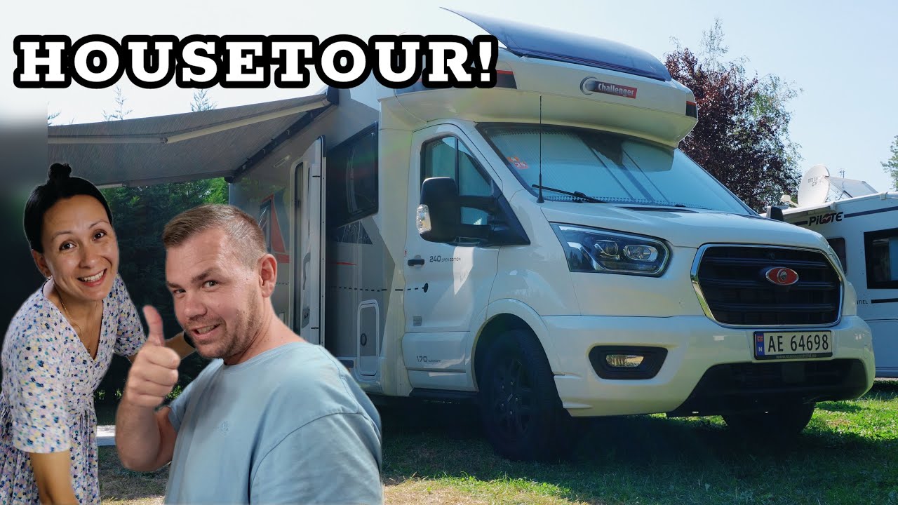 Endelig en BOBIL HOUSE TOUR! Challenger 240 Open Edition