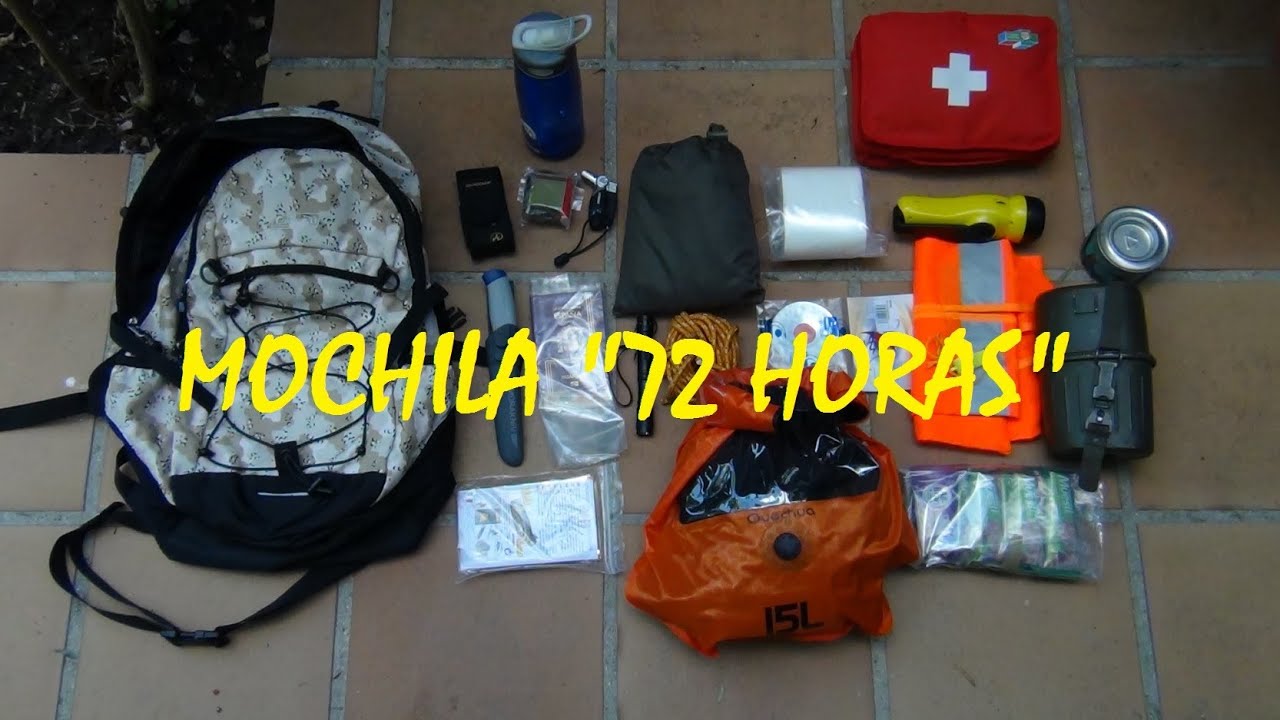 Mochila de emergencias 72h (Versión 1.0) 