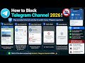 How to Block Telegram Channel 2026 !