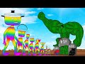 Long Slide Game With Cow Elephant Gorilla Hippopotamus Tiger 3d Animal Game Funny 3d Animals