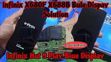 Infinix (X680F/ X688B) Blue Display Solution / Infinix (X680B / X688) No Display Graphic  Solution
