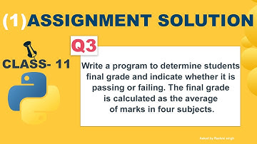 Python program to determine students final grade and indicate whether it is passing or failing