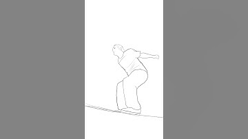Hand-drawn 2d animation sequence. #shorts #2danimation #art