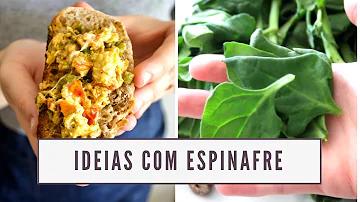 Como utilizar espinafre em pó?