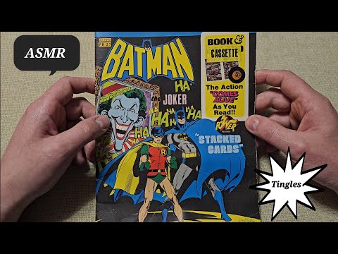 ASMR: Relaxing Sounds As I Flip Through A Retro Batman Comic. Whispering, Tapping and Page Flipping