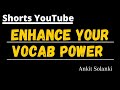 👍Words For Fluency In English | Enhance Your Vocab Power | Ankit Solanki #shorts