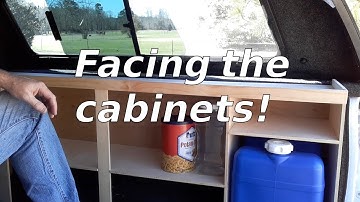 DIY Truck Cap Camper Build (Part 5) Face frame on galley done!