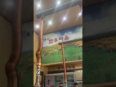 Real Cow At Beef Restaurant | Weird Korean Culture