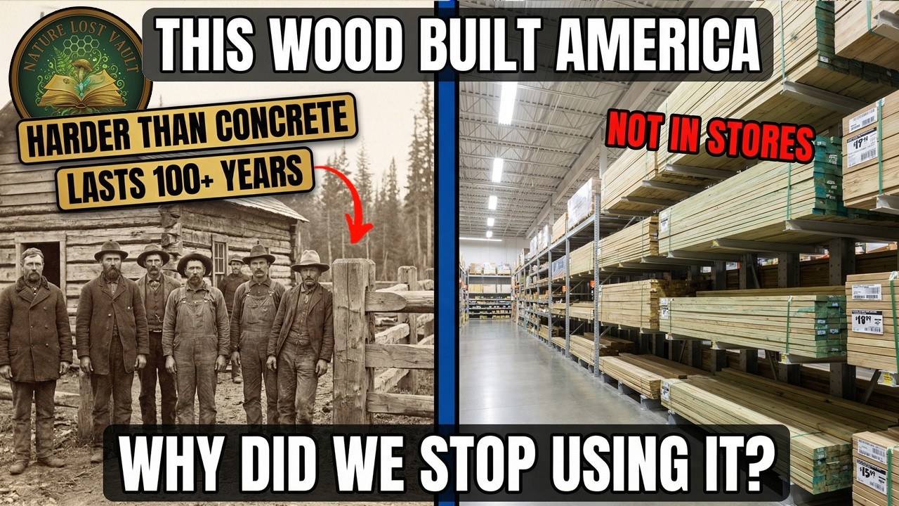 This Wood is Harder Than Concrete. Lasts 100 Years. Why Did They Stop Using It?
