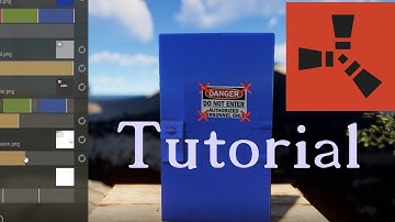 Tutorial 01 I Sign and tape on door I How to make skin for rust I Substance Painter I Basic level