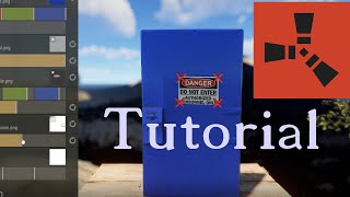 Tutorial 01 I Sign and tape on door I How to make skin for rust I Substance Painter I Basic level
