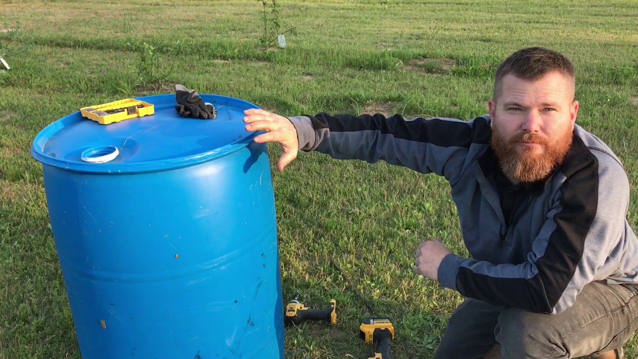 how-to-make-an-automatic-chicken-waterer-using-a-55-gallon-drum-youtube