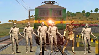 Crazy mummies crossing in heavy traffic in indian train simulator screenshot 5