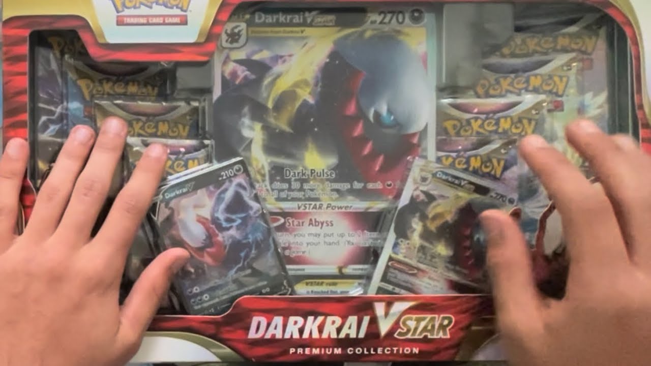 Opening Pokémon Darkrai Vstar box (500 sub special) 