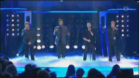 Westlife on Swedish Idol what about now 4dec09