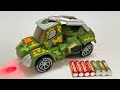 Unboxing Electric Dinosaur Spray Deformed Car, Dog RC Drift Stunt Car, Dancing Robot, RC Mixer Truck