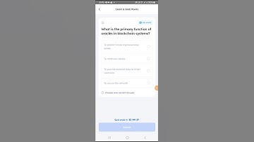 What is primary function of oracles in blockchain systems? #marinaprotocol #quiz #crypto #airdrop