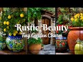 Italian Garden Delights in Tiny Spaces 🍋 | Rustic Outdoor Beauty with Warm Character