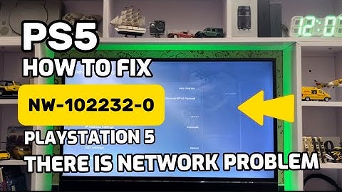 Hoe PS5-foutcode NW-102232-0 op te lossen Er is een probleem met het PSN-netwerk PlayStation 5