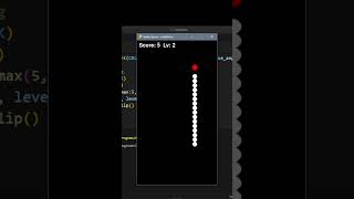 python project -snake game #shorts  #coding #pythonanddjangofullstackwebdeveloper #programming