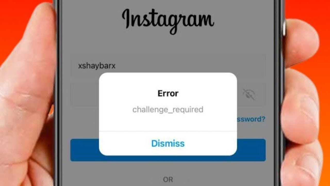 How to Fix Instagram Challenge Required Instagram Challenge Required