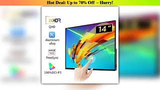 14 Inch 2k — Exclusive (2025): 14 Inch 2K Portable Monitor 2240*1400 16:10 100%DCI-P3 HDR