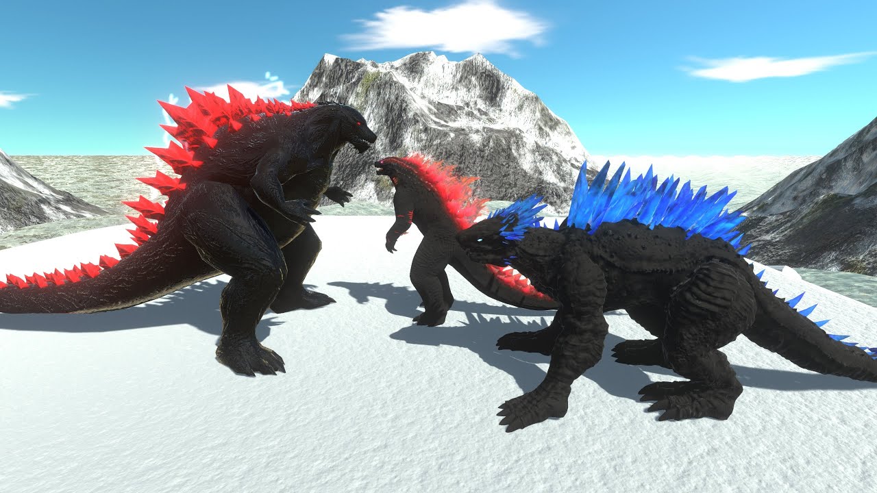 Who can defeat Dark Shimo + Dark Evolved Godzilla ? - Animal Revolt Battle Simulator