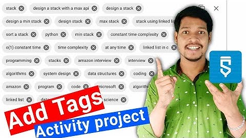 Add Tags Activity project in sketchware #AndroidAppdeveloper #sketchware #Aauraparti