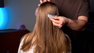 ASMR | Classic Hair Brushing & Hair Play Sounds for Sleep (No talking)