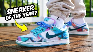 FUTURA Nike SB Dunk Low Bleached Coral REVIEW & On Feet