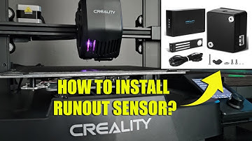 Creality Ender 3 V3 SE / KE - Upgrades - How to install filament Runout Sensor?