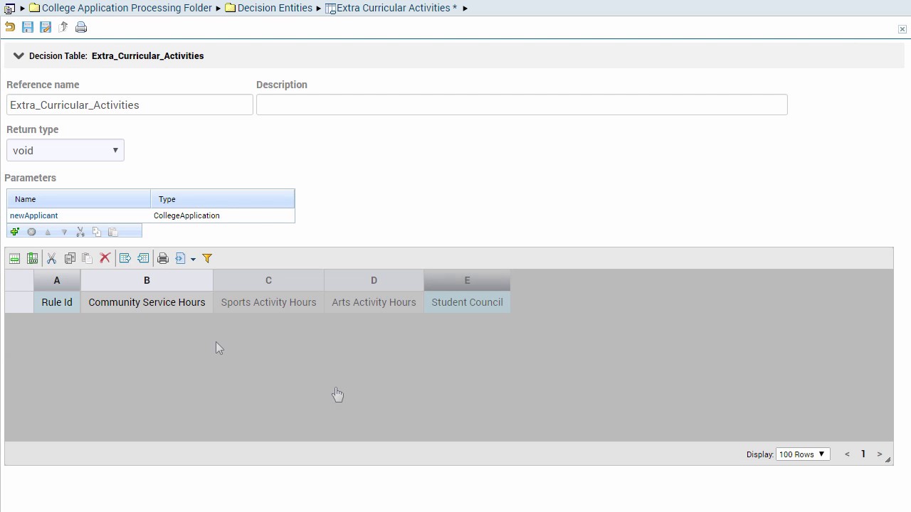 FICO Decision Modeler Create A Decision Table YouTube