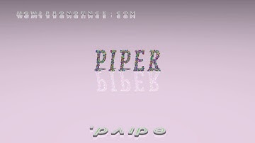 piper - pronunciation + Examples in sentences and phrases