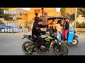 Stunt on yamaha mt 07 with a lot of fun  vlog