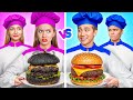 लड़के बनाम लड़कियाँ कुकिंग चैलेंज | गीगा अमीर बनाम गरीब Multi DO Challenge