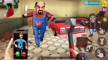 Scary Stranger 3D - New Update New Special Levels Control Mr Grumpy Secret Room part 900