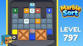 Marble Sort Level 797 (Hard) Walkthrough Solution