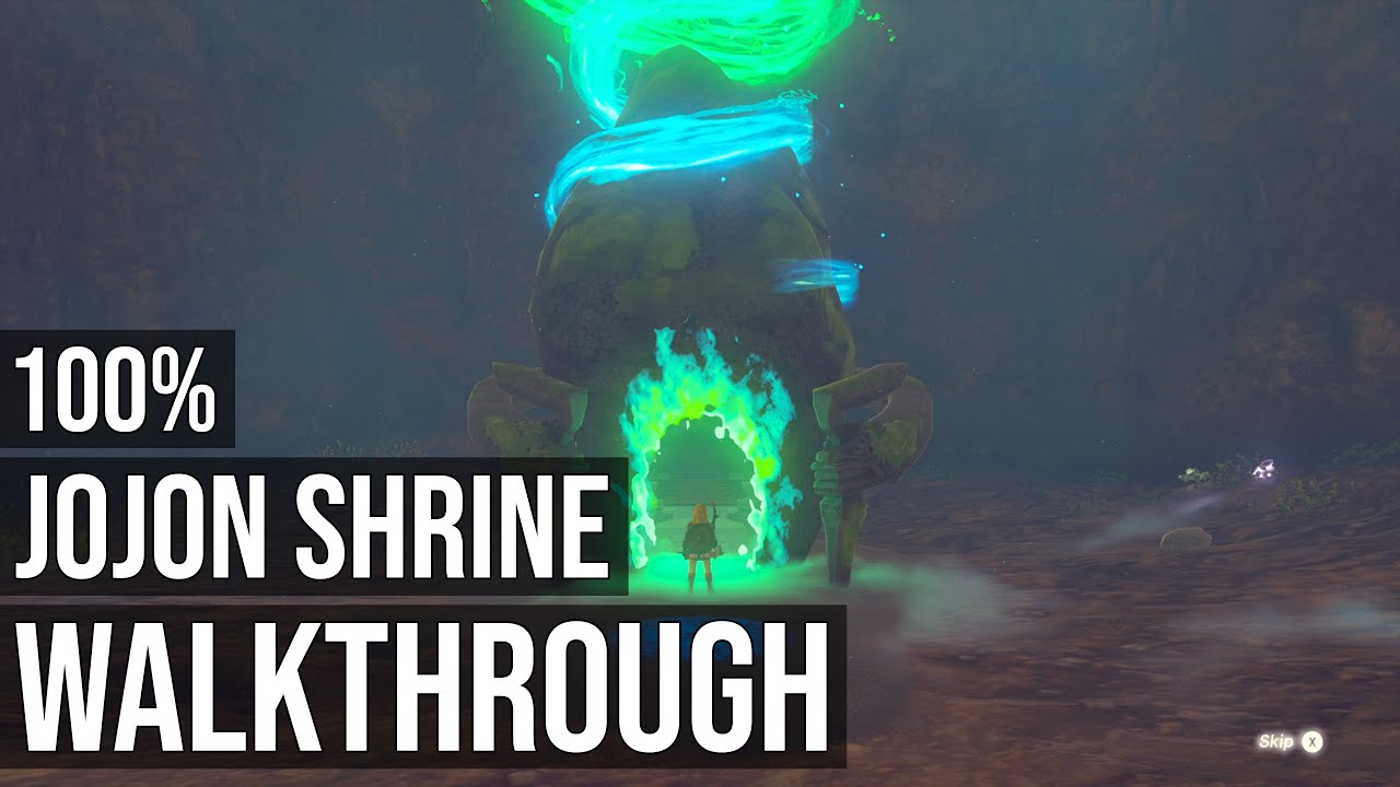 Jojon Shrine Totk Proving Grounds Rotation Shrine Zelda Tears Of