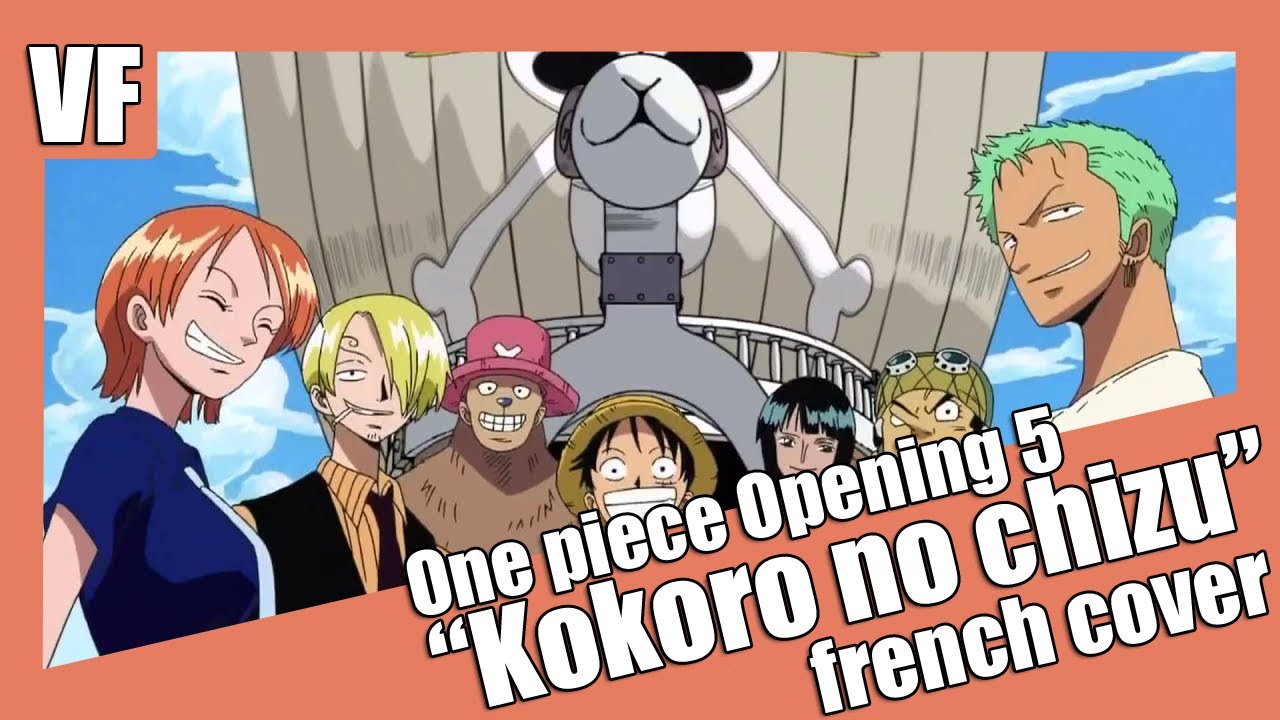 English Dub」One Piece OP 5 Kokoro no Chizu FULL VER.【Kelly Mahoney】-  Studio Yuraki 