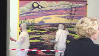 Schilderperfomances Van Kunstenaarscollectief Rinsekoetjebil