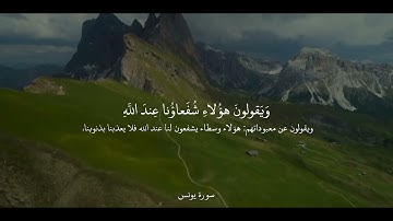 ويعبدون من دون الله مالا يضرهم ولا ينفعهم القارئ عبدالرحمن مسعد سورة يونس 2