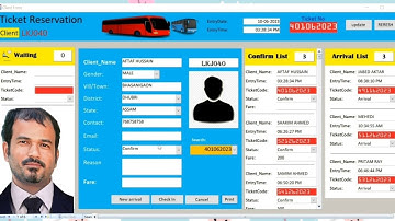 create ticket reservation database in ms access